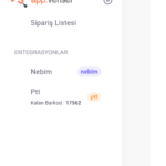 Nebim V3 Ptt Kargo Entegrasyon